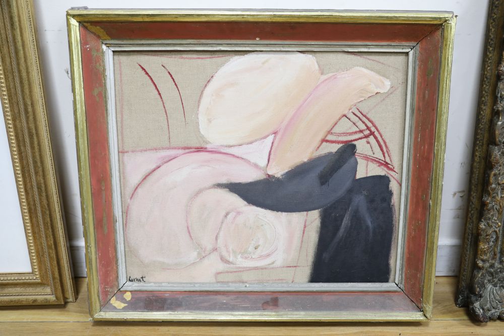Alistair Grant (1925-1997), oil on canvas, Untitled abstract, 46 x 56cm